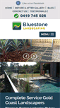 Mobile Screenshot of bluestonelandscaping.com.au